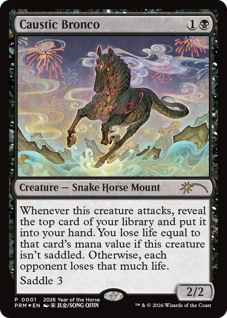 Caustic Bronco (Year of the Horse 2026) [Standard Showdown Promos] | Good Games Morley
