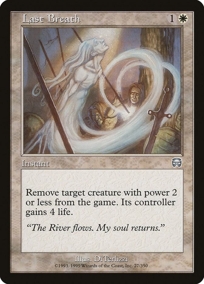 Last Breath 27/350 (Mercadian Masques)  - Foil | Good Games Morley