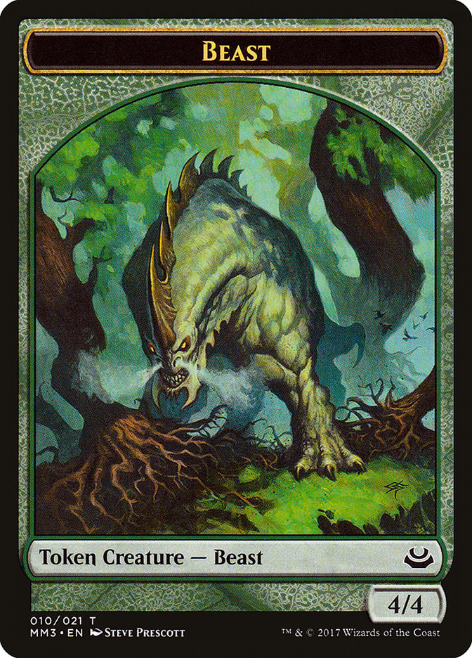 Beast Token (010/021) [Modern Masters 2017 Tokens] | Good Games Morley