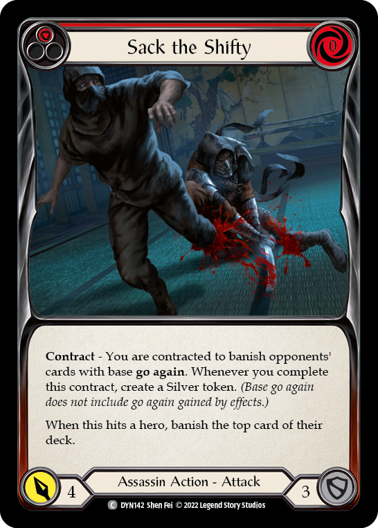Sack the Shifty (Red) [DYN142] (Dynasty) | Good Games Morley