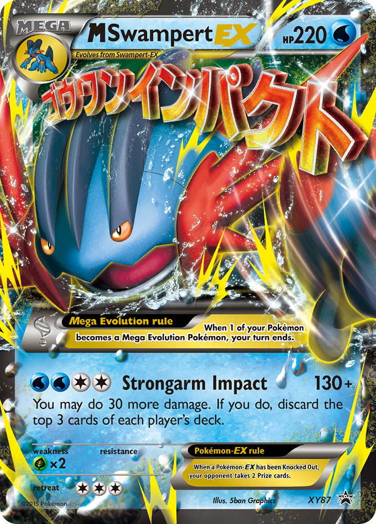 M Swampert EX (XY87) [XY: Black Star Promos] | Good Games Morley
