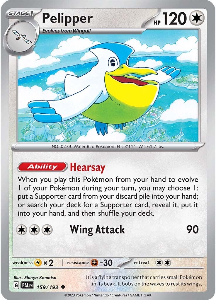 Pelipper (159/193) [Scarlet & Violet: Paldea Evolved] | Good Games Morley
