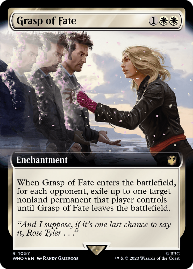 Grasp of Fate (Extended Art) (Surge Foil) [Doctor Who] | Good Games Morley