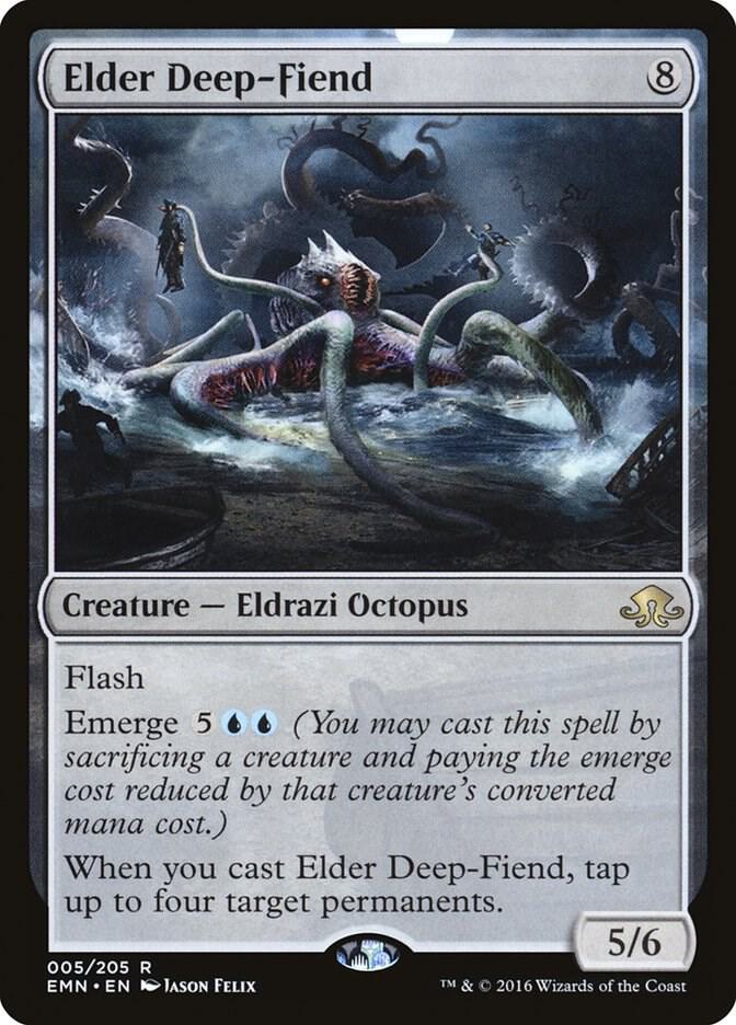 Elder Deep Fiend 5/205 (Eldritch Moon)  | Good Games Morley
