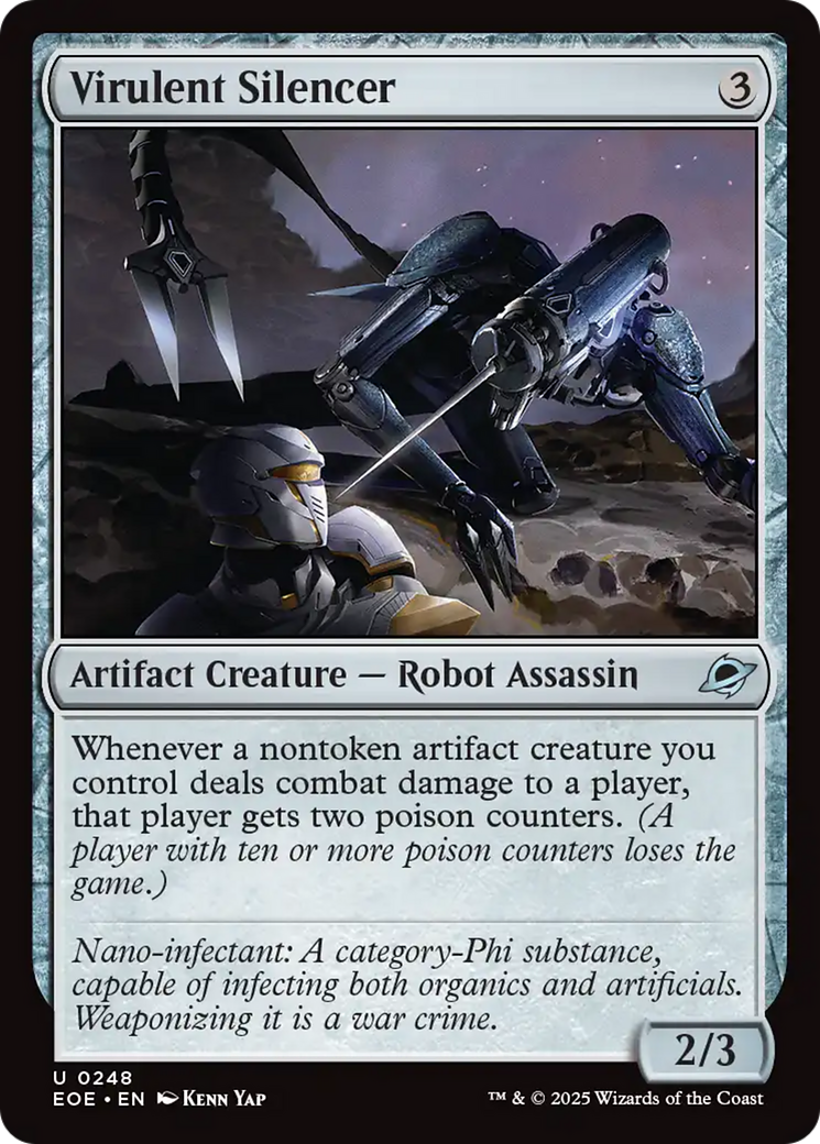 Virulent Silencer [Edge of Eternities] | Good Games Morley