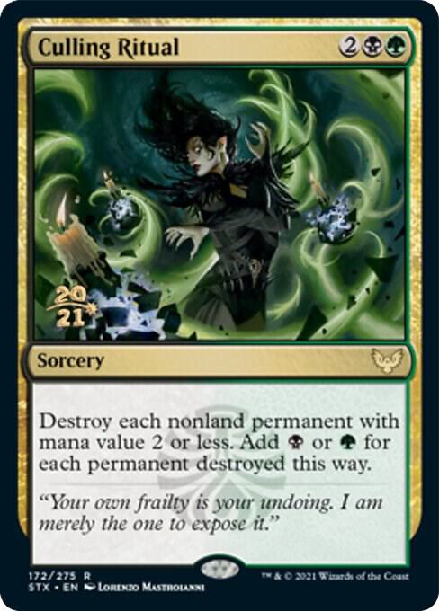 Culling Ritual 172s/180 (Prerelease Cards)  - Foil | Good Games Morley