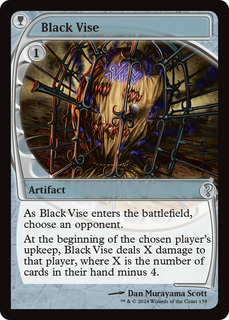 Black Vise (Future Sight) [Mystery Booster 2] | Good Games Morley