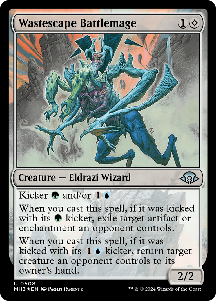 Wastescape Battlemage (Ripple Foil) [Modern Horizons 3] | Good Games Morley