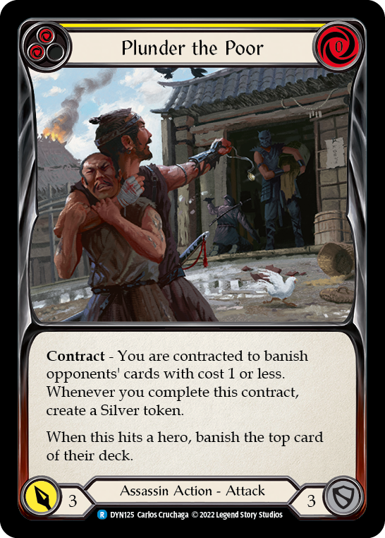 Plunder the Poor (Yellow) [DYN125] (Dynasty) | Good Games Morley