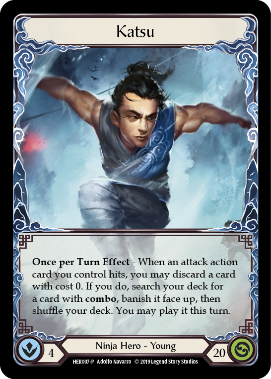 Katsu [HER007-P] (Promo)  1st Edition Rainbow Foil | Good Games Morley