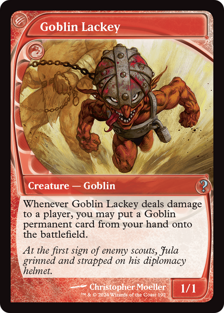 Goblin Lackey (Future Sight) [Mystery Booster 2] | Good Games Morley