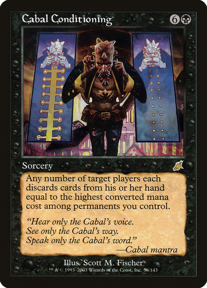 Cabal Conditioning 56/143 (Scourge)  - Foil | Good Games Morley