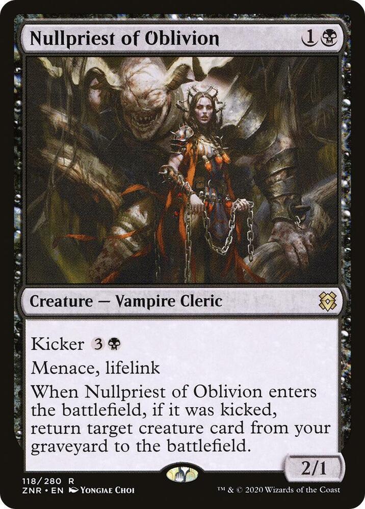 Nullpriest of Oblivion 118/280 (Zendikar Rising)  - Foil | Good Games Morley