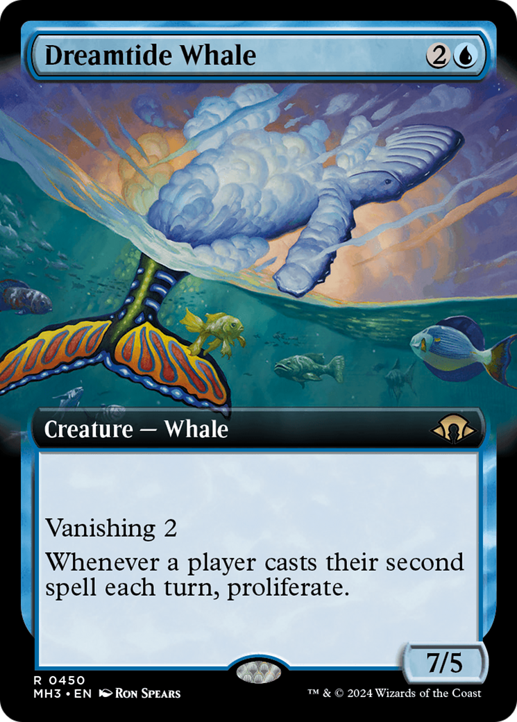 Dreamtide Whale (Extended Art) [Modern Horizons 3] | Good Games Morley