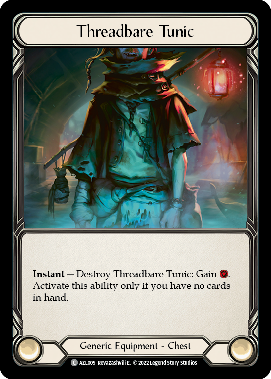 Threadbare Tunic [AZL005] (Outsiders Azalea Blitz Deck) | Good Games Morley