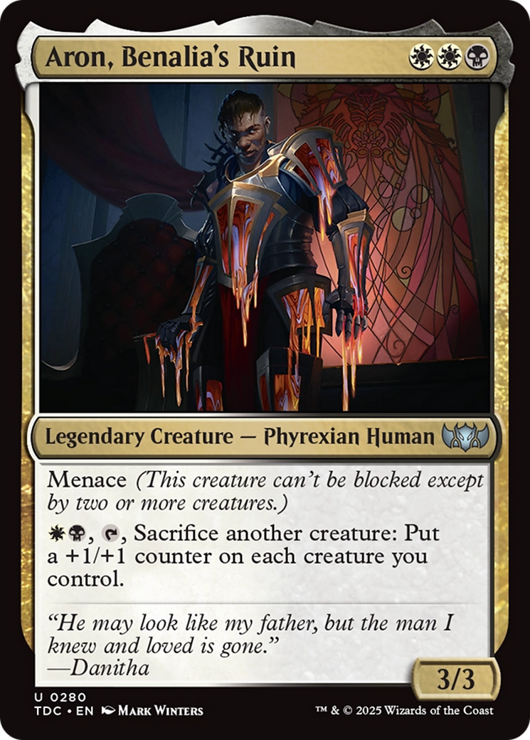 Aron, Benalia's Ruin [Tarkir: Dragonstorm Commander] | Good Games Morley