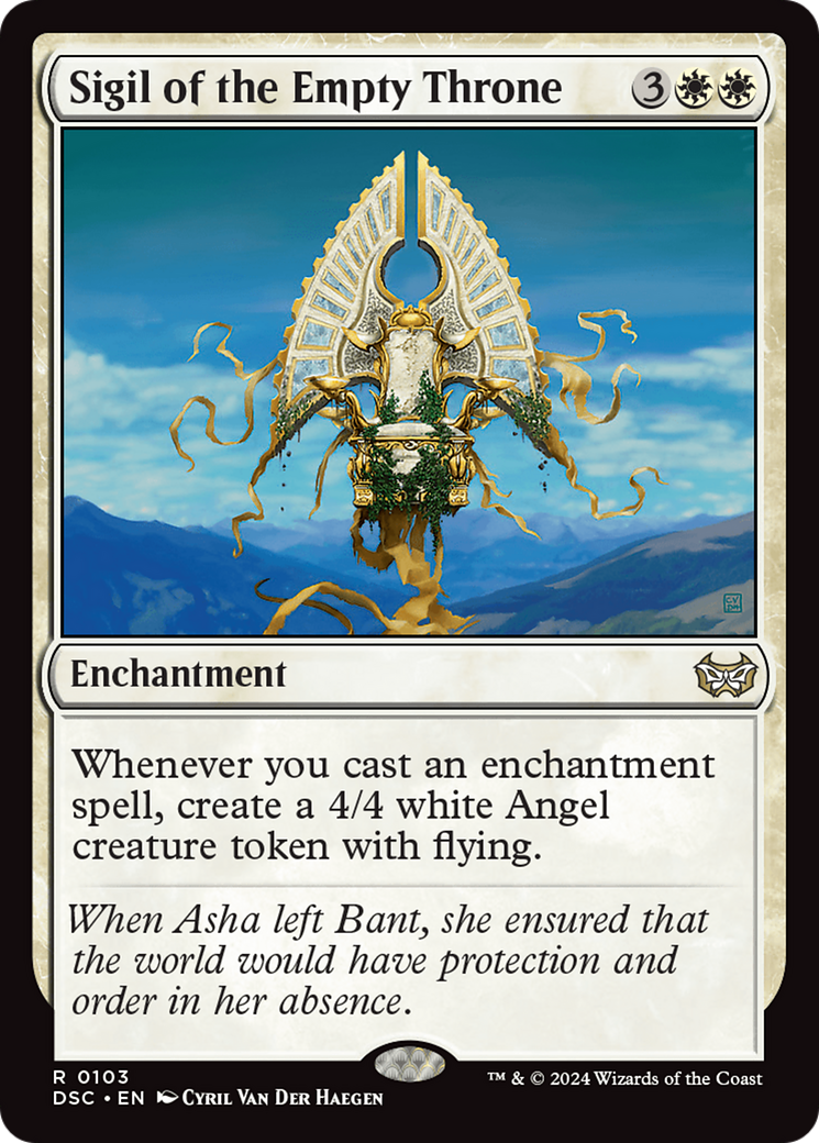 Sigil of the Empty Throne [Duskmourn: House of Horror Commander] | Good Games Morley