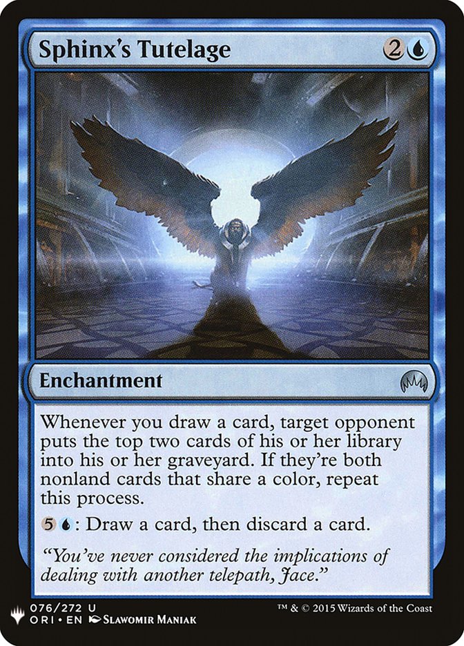Sphinx's Tutelage [Mystery Booster] | Good Games Morley