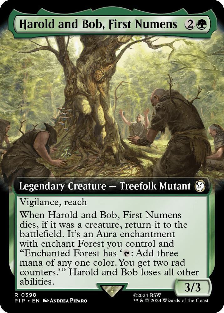 Harold and Bob, First Numens 398/326 (Universes Beyond: Fallout)  - Extended Art Foil | Good Games Morley