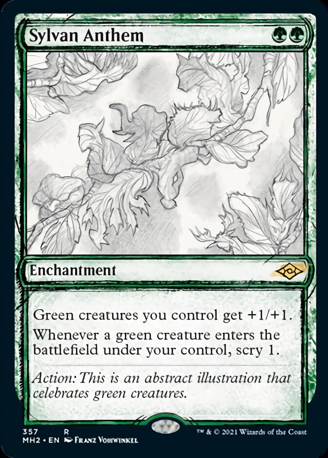 Sylvan Anthem (Sketch) [Modern Horizons 2] | Good Games Morley