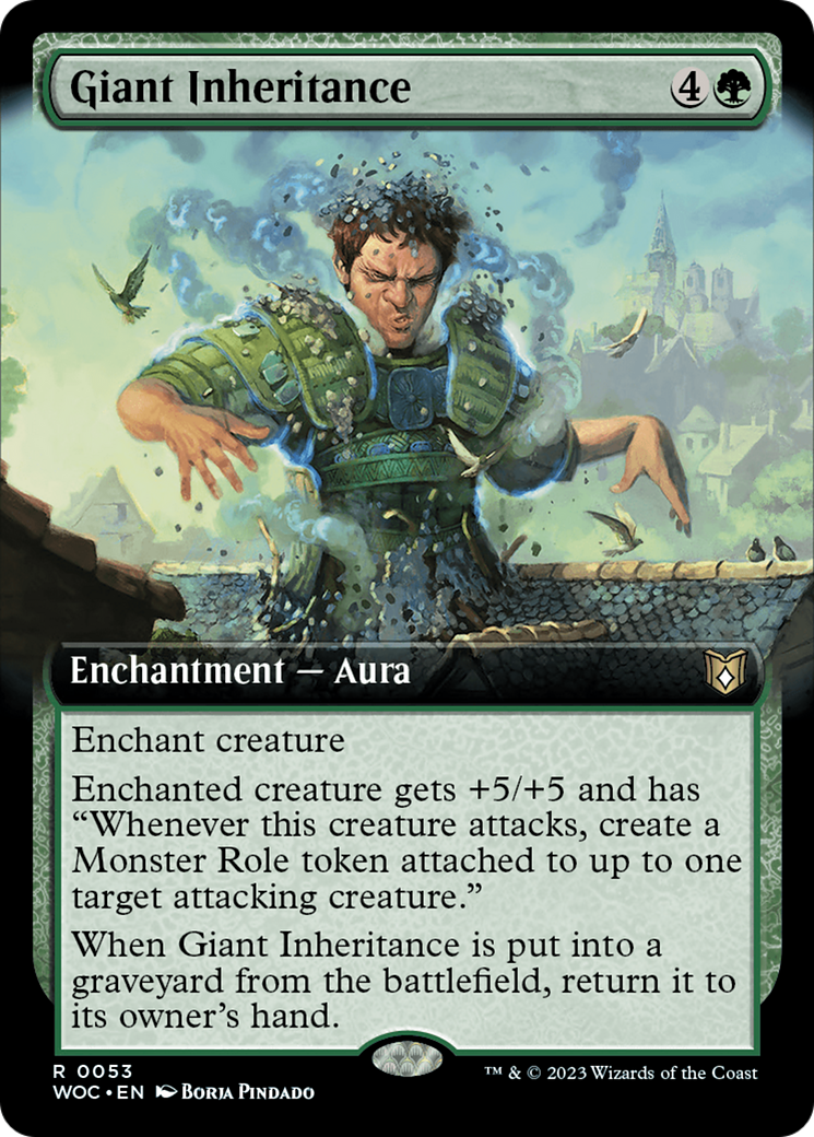 Giant Inheritance (Extended Art) [Wilds of Eldraine Commander] | Good Games Morley
