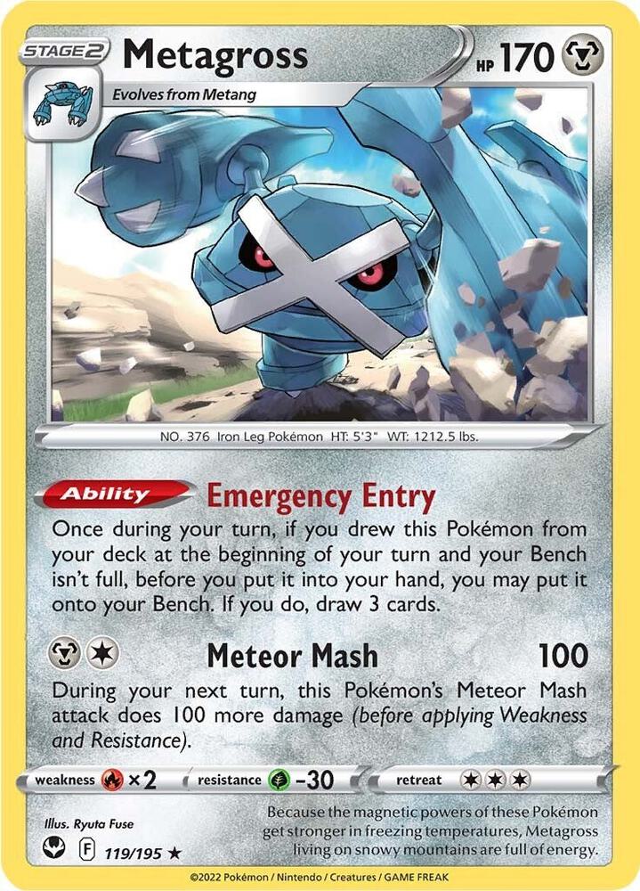 Metagross 119/195 (SWSH12: Silver Tempest)  - Holofoil | Good Games Morley