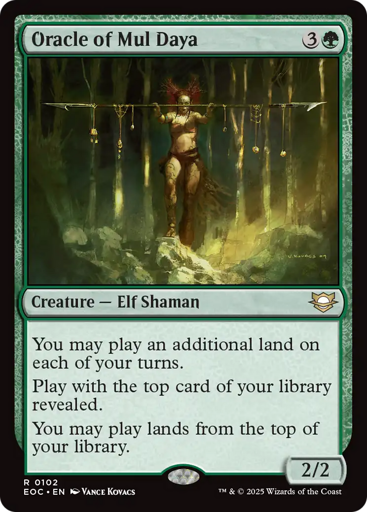 Oracle of Mul Daya [Edge of Eternities Commander] | Good Games Morley