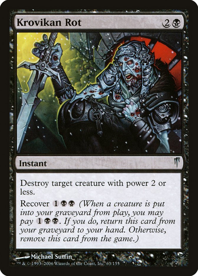 Krovikan Rot 63/155 (Coldsnap)  - Foil | Good Games Morley