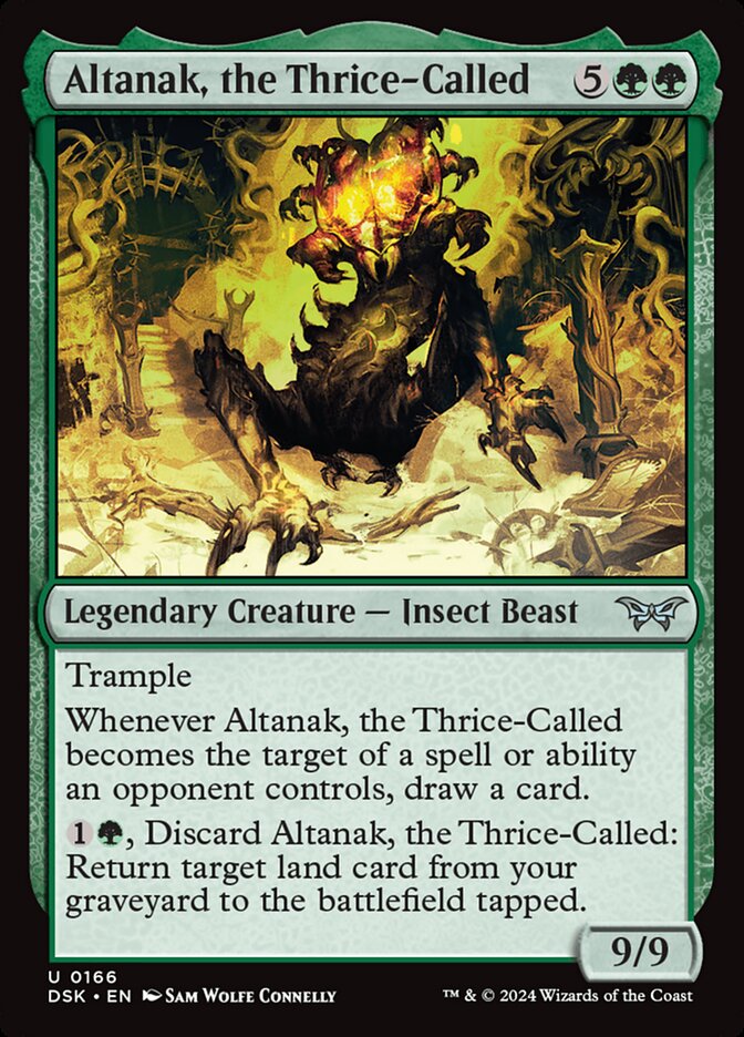 Altanak, the Thrice-Called 166 (Duskmourn: House of Horror)  - Foil | Good Games Morley