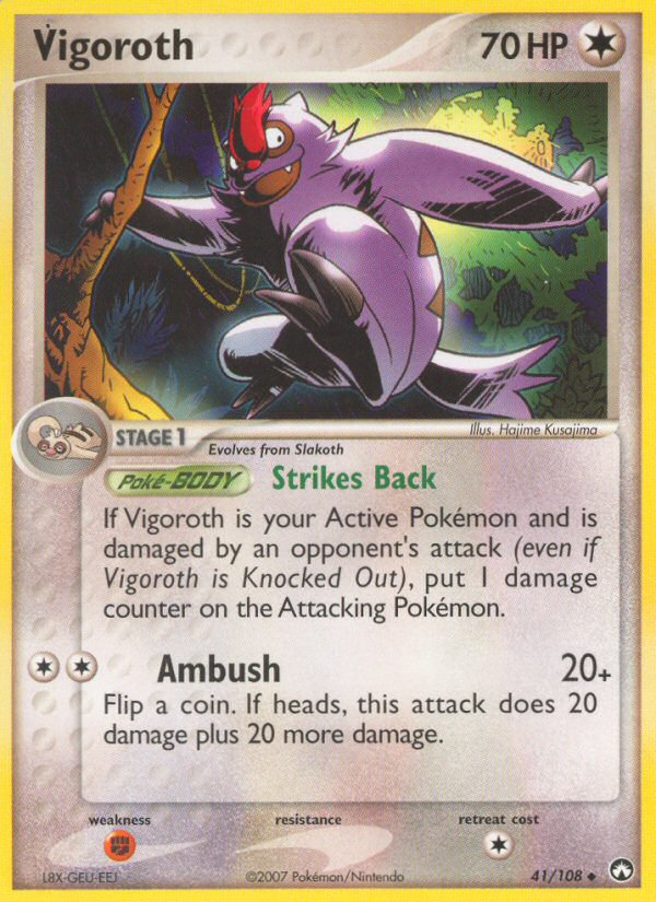 Vigoroth (41/108) [EX: Power Keepers] | Good Games Morley
