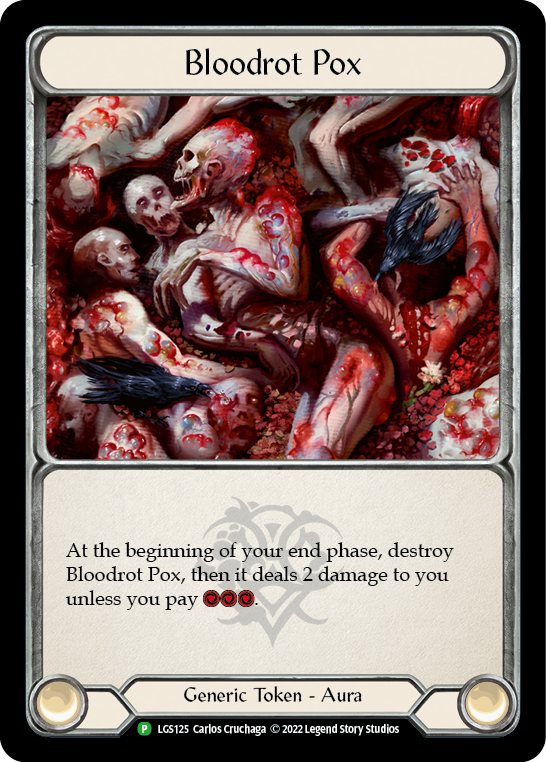 Bloodrot Pox // Frailty [LGS125 // LGS126] (Promo)  Cold Foil | Good Games Morley