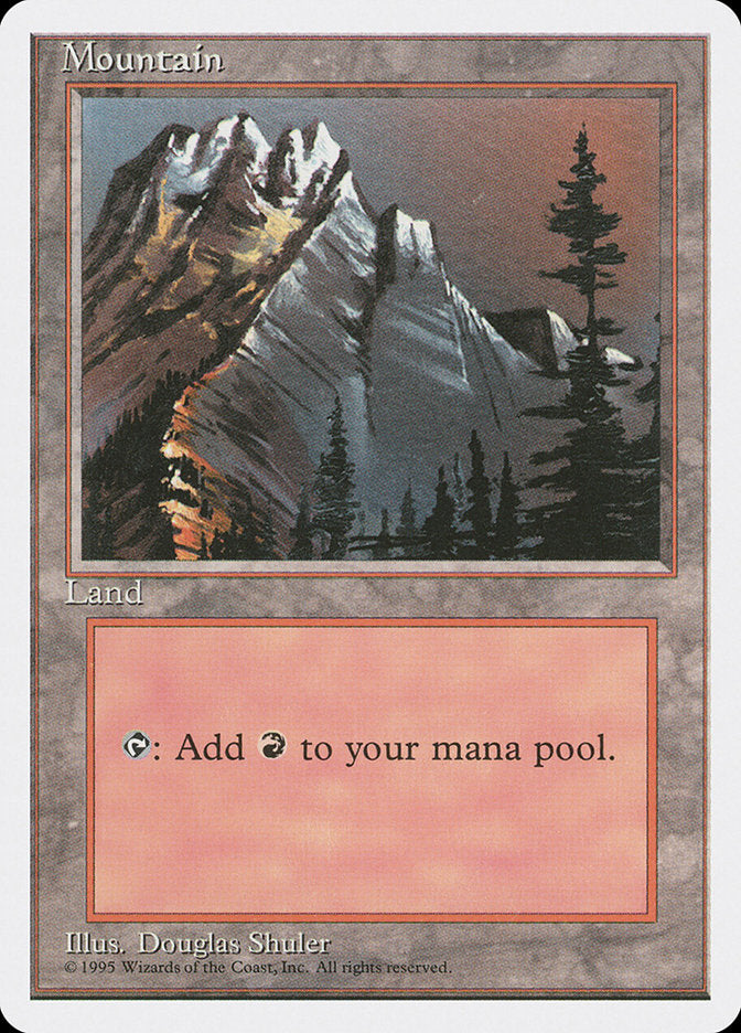 Mountain (Snow Top / Highest Point on Left) [Fourth Edition] | Good Games Morley