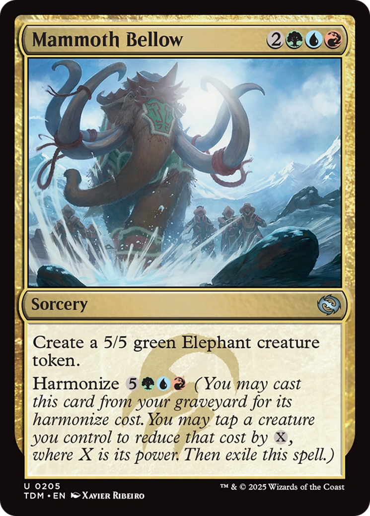 Mammoth Bellow [Tarkir: Dragonstorm] | Good Games Morley