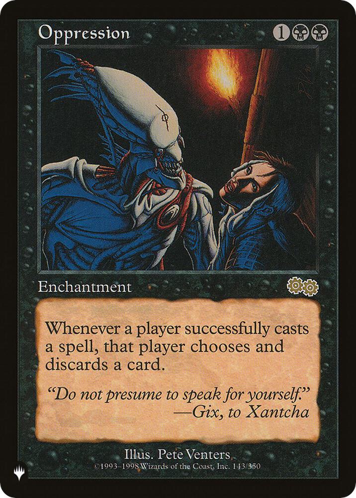 Oppression USG-143/5075 (The List Reprints)  | Good Games Morley