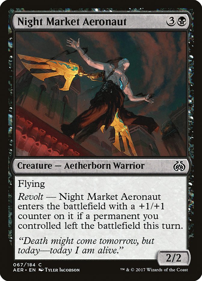 Night Market Aeronaut [Aether Revolt] | Good Games Morley