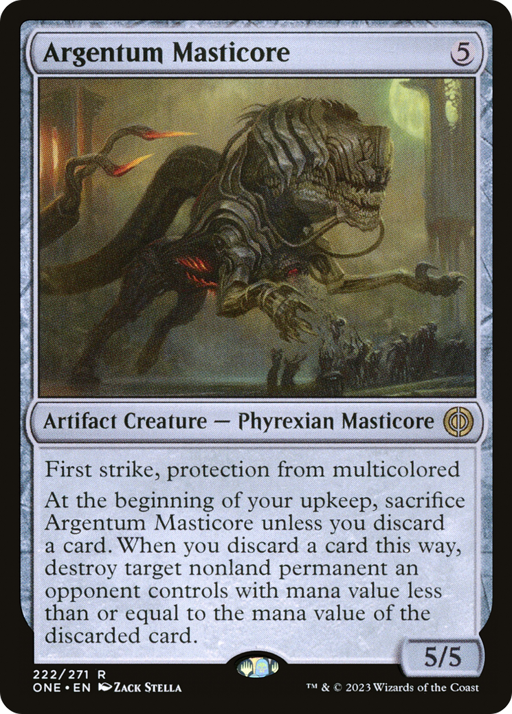 Argentum Masticore [Phyrexia: All Will Be One] | Good Games Morley