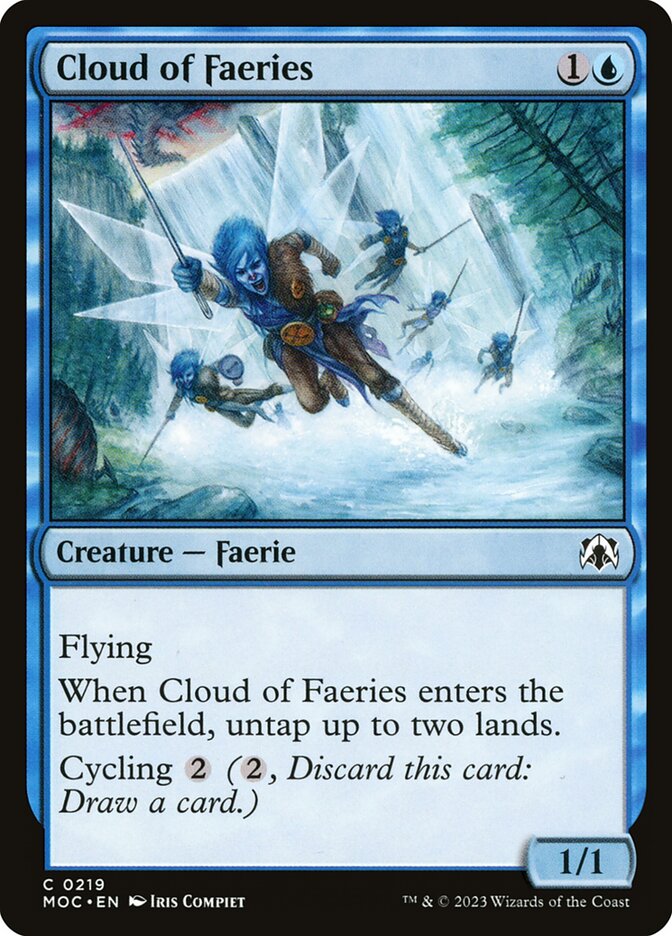 Cloud of Faeries 219/444 (Commander: March of the Machine)  | Good Games Morley