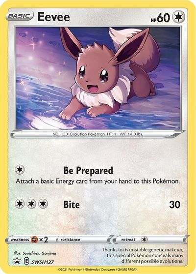 Eevee (SWSH127) [Sword & Shield: Black Star Promos] | Good Games Morley