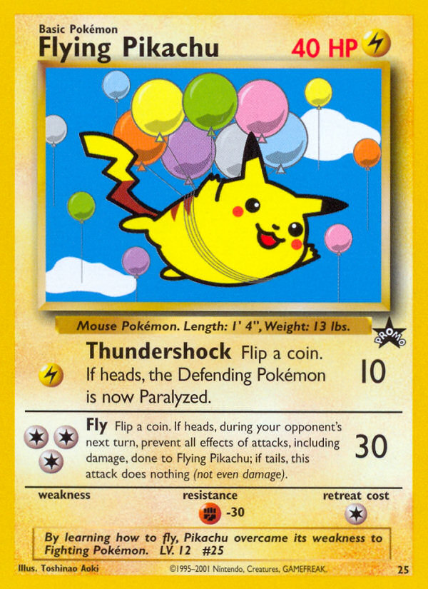 Flying Pikachu (25) [Wizards of the Coast: Black Star Promos] | Good Games Morley