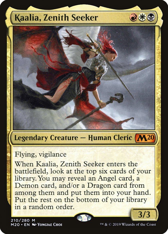 Kaalia, Zenith Seeker 210/280 (Core Set 2020)  - Foil | Good Games Morley