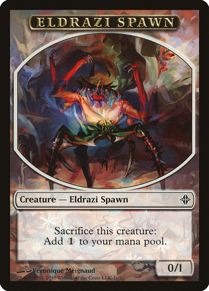 Eldrazi Spawn Token (1c/5) [Rise of the Eldrazi Tokens] | Good Games Morley