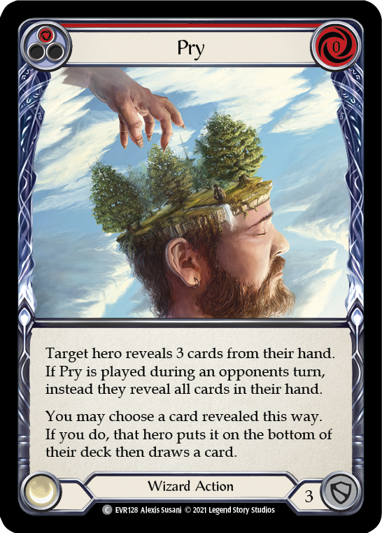 Pry (Red) [EVR128] (Everfest)  1st Edition Normal | Good Games Morley