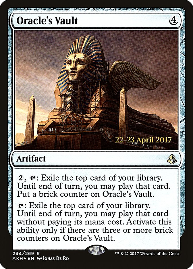 Oracle's Vault [Amonkhet Prerelease Promos] | Good Games Morley