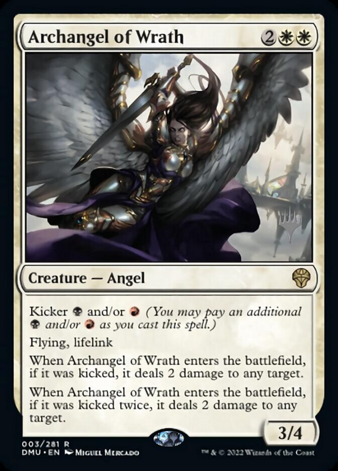 Archangel of Wrath (Promo Pack) [Dominaria United Promos] | Good Games Morley