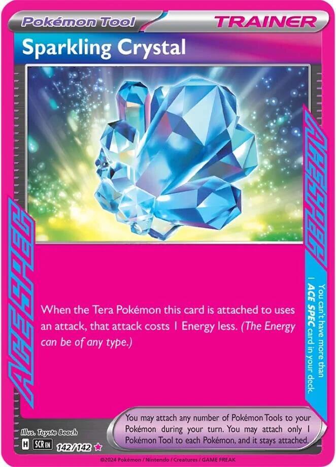 Sparkling Crystal 142/142 (SV07: Stellar Crown)  - Holofoil | Good Games Morley
