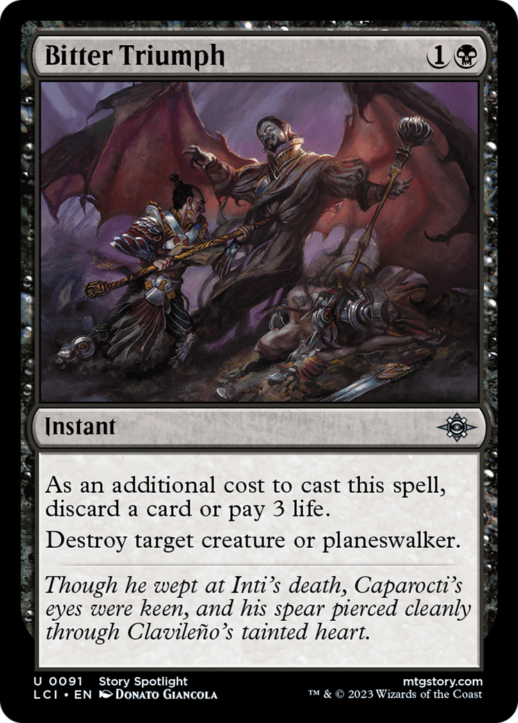 Bitter Triumph [The Lost Caverns of Ixalan] | Good Games Morley