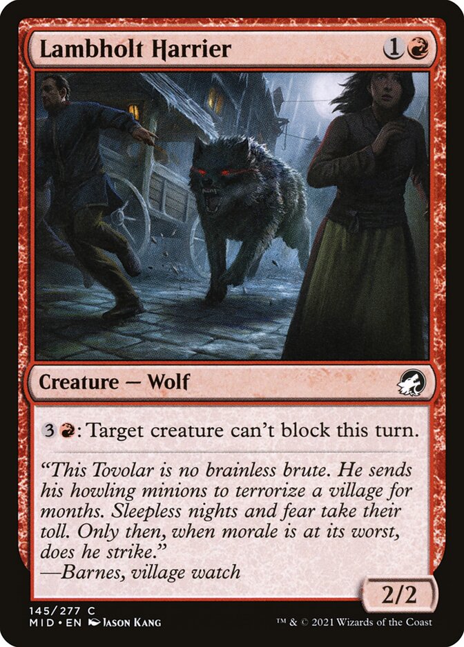 Lambholt Harrier 145/277 (Innistrad: Midnight Hunt)  | Good Games Morley