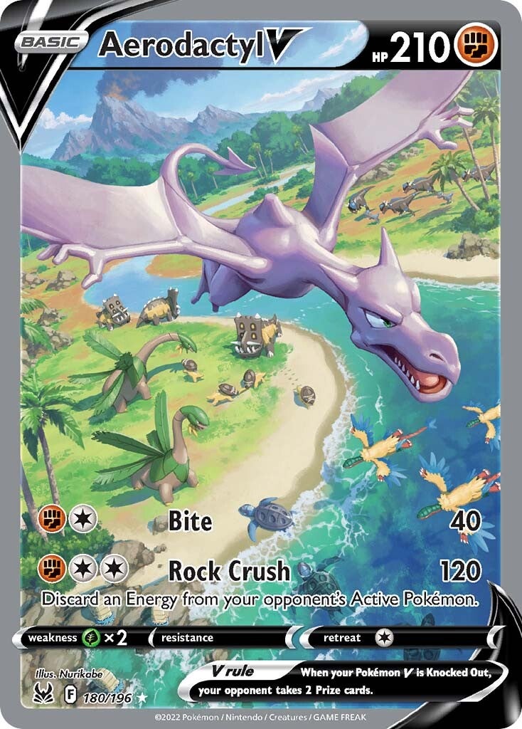 Aerodactyl V (180/196) [Sword & Shield: Lost Origin] | Good Games Morley