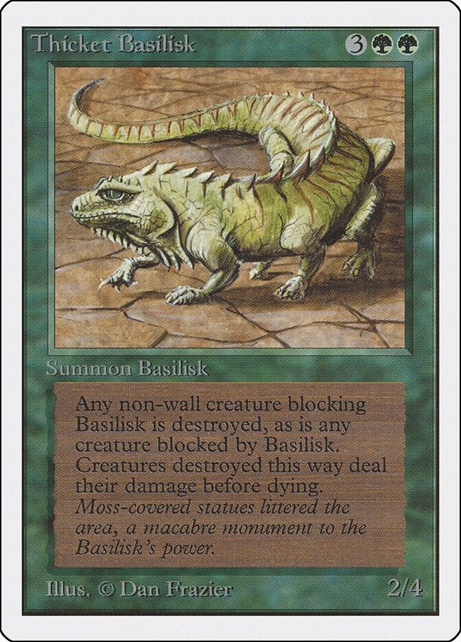 Thicket Basilisk 219/302 (Unlimited Edition)  | Good Games Morley