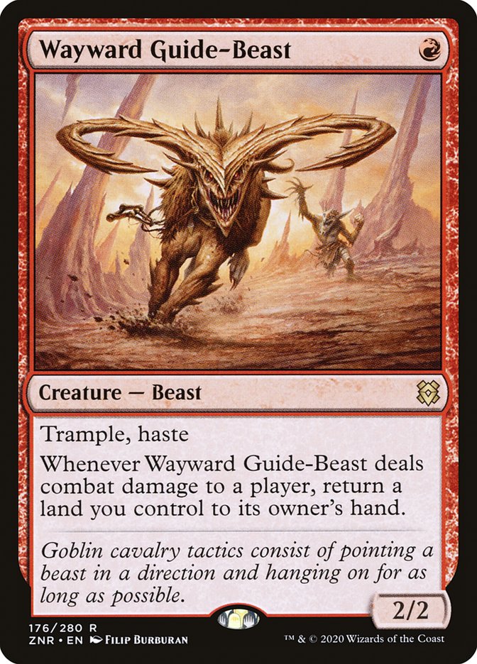 Wayward Guide-Beast 176/280 (Zendikar Rising)  | Good Games Morley